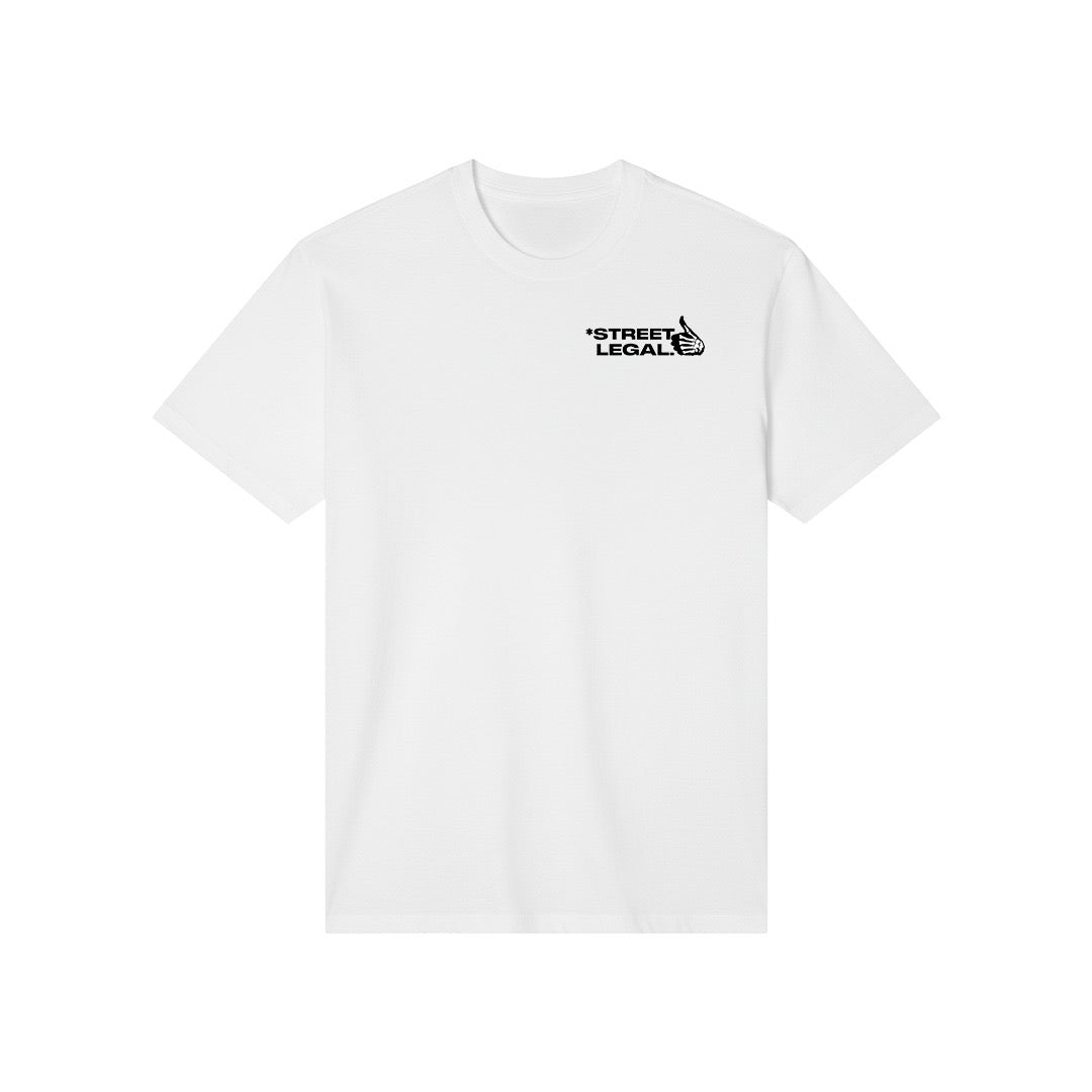 White Short Sleeve Shirt "Need Money For Sta**"