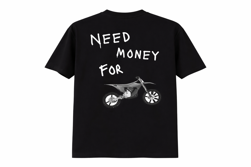 Black Short Sleeve "Need Money For Sta**"