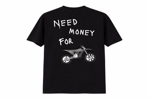 Black Short Sleeve "Need Money For Sta**"