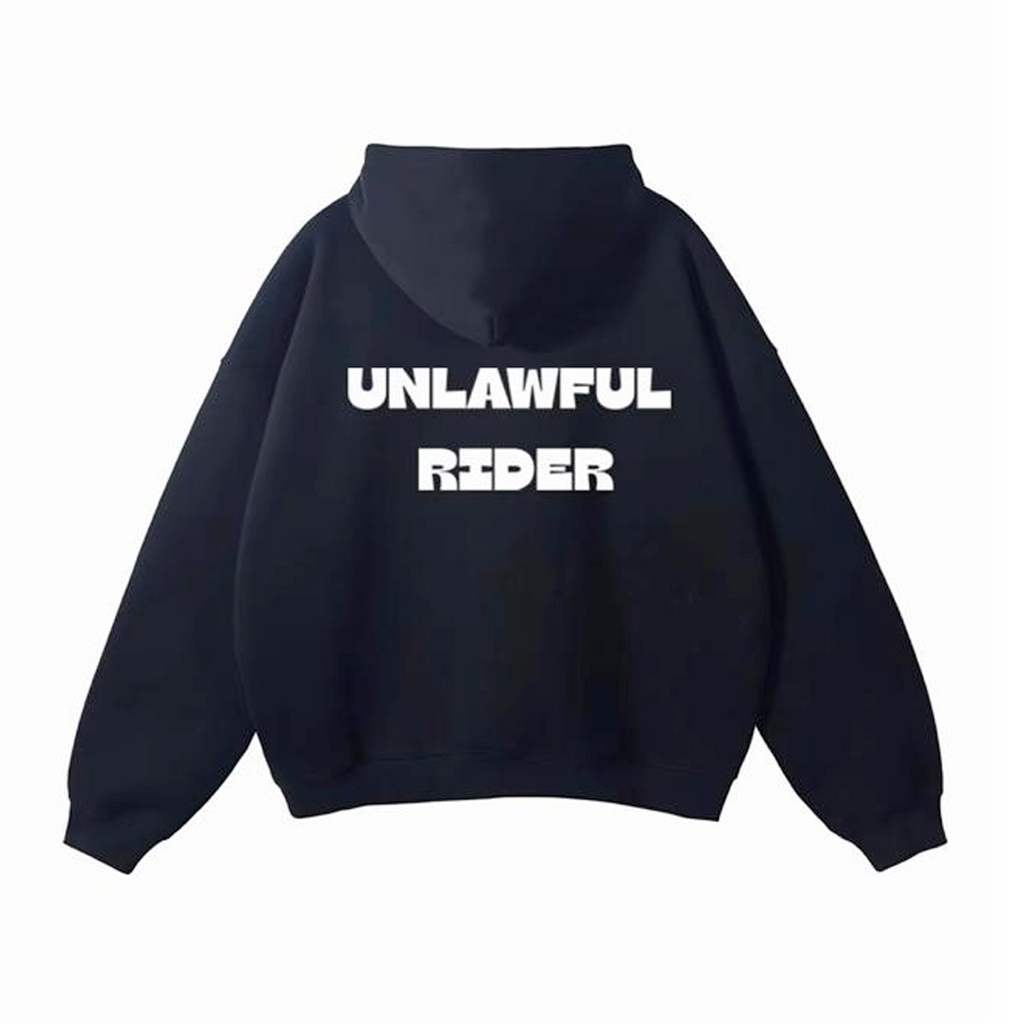 Unlawful Rider Hoodie "Navy"