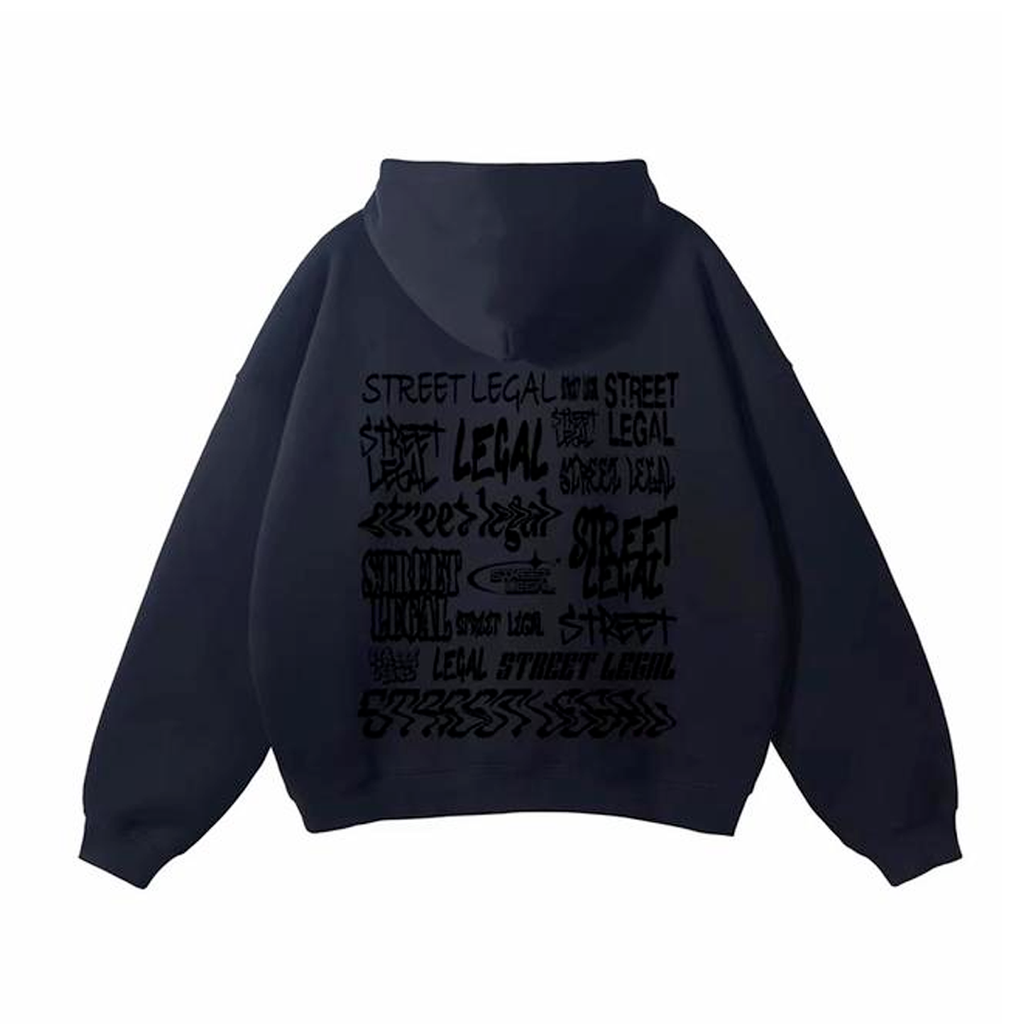 Street Legal Hoodie "Black/Black"